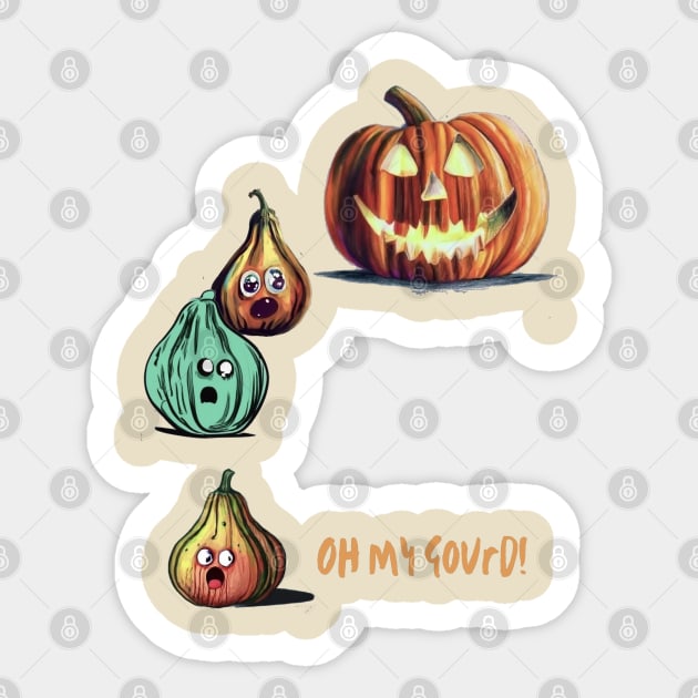 Oh My Gourd! Sticker by BilliamsLtd